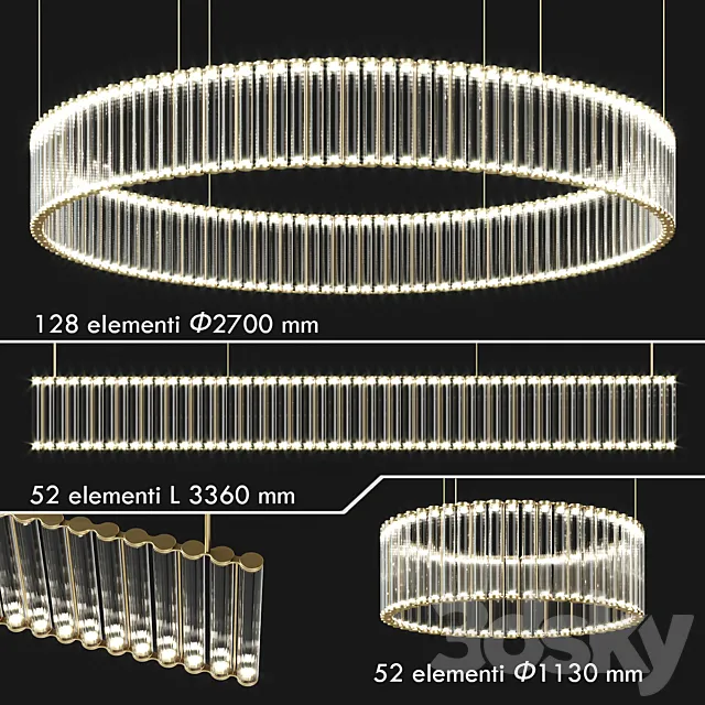 Viabizzuno Coppibartali by Mario Nanni 3D Model