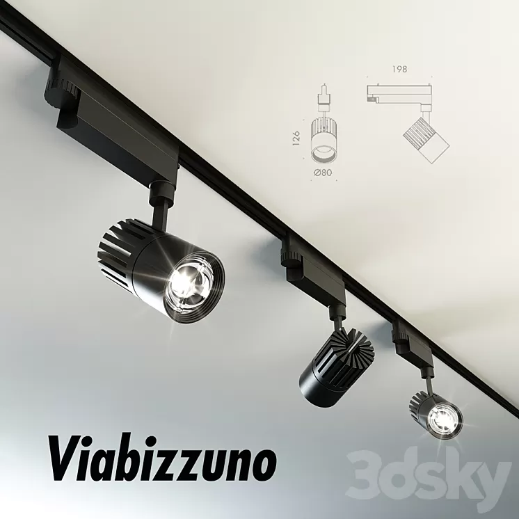Viabizzuno Eco Track 3D Model