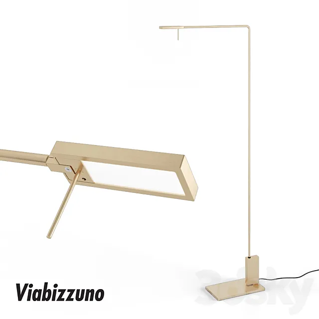 Viabizzuno Roy Lettura 3D Model