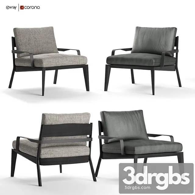 Viaggio Armchair Natuzzi Italia 1 3D Model Free