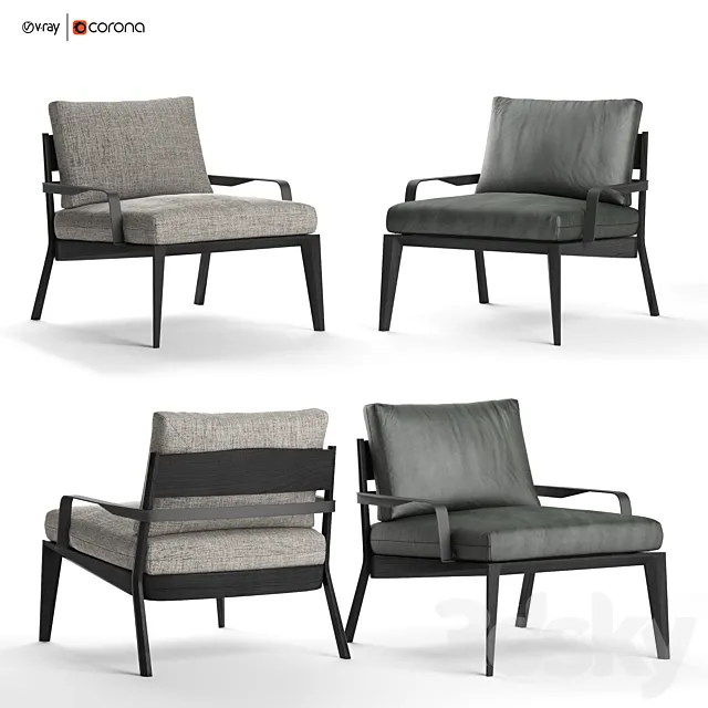 Viaggio armchair Natuzzi Italia 3DModel