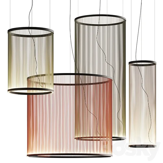 Vibia Array Pendant Lamps 3D Model