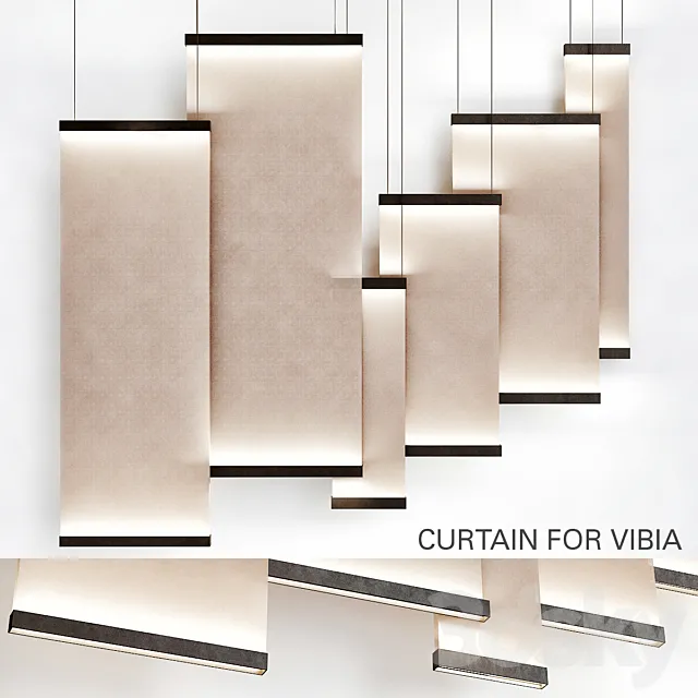 Vibia Curtain 7160 3D Model