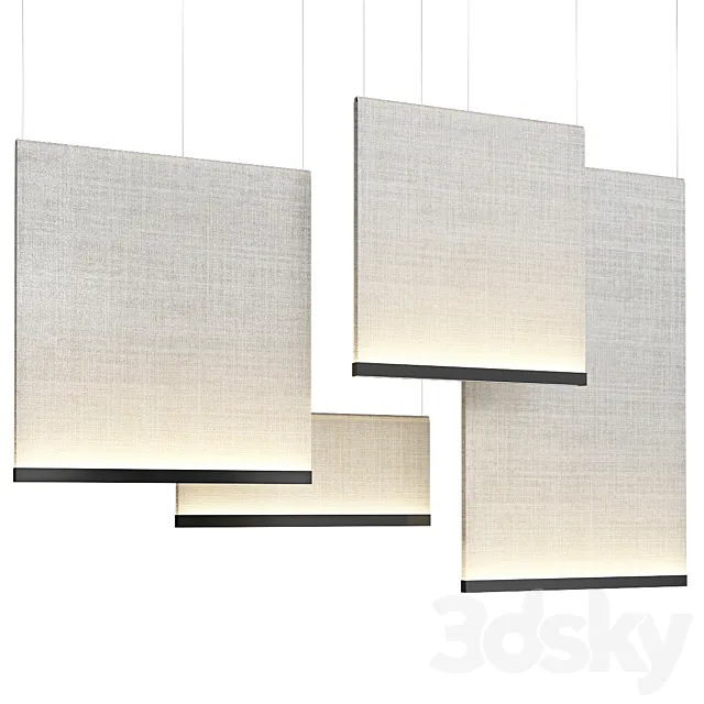 Vibia Curtain Fabric 3D Model