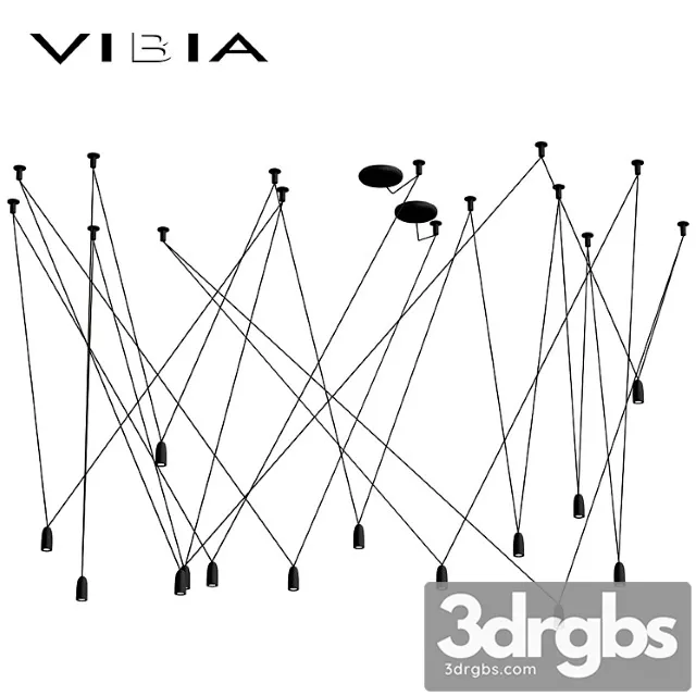 Vibia Factory Match Chandelier 3D Model Free