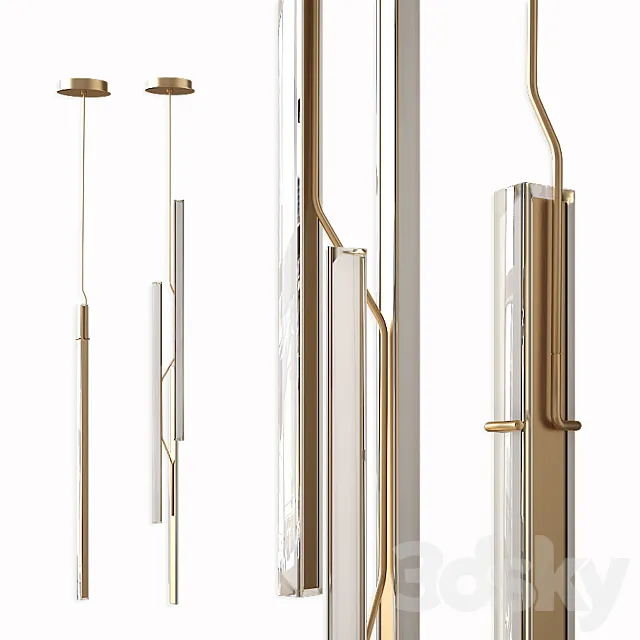 Vibia Halo Jewel Pendant Lamp 2355 2356 3D Model