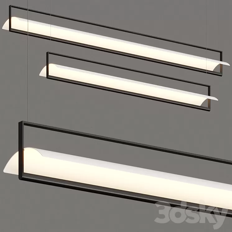 Vibia Kontur Pendant Lamps 3D Model