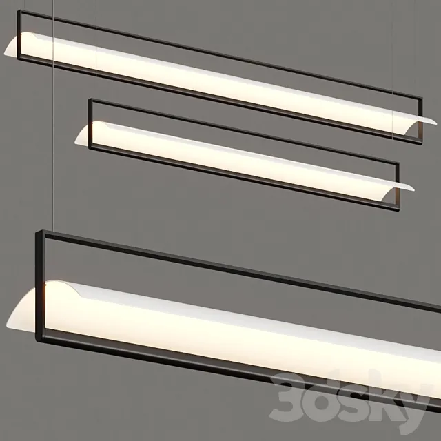 Vibia Kontur Pendant Lamps 3DModel