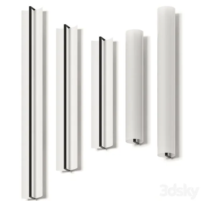 Vibia Kontur Wall Lamps 3D Model