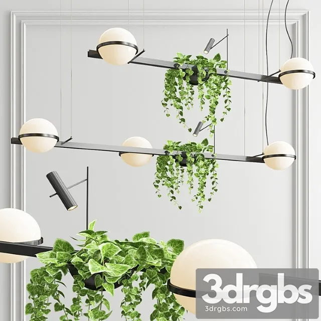 Vibia Palma 3437 by Antoni Arola 3D Model Download