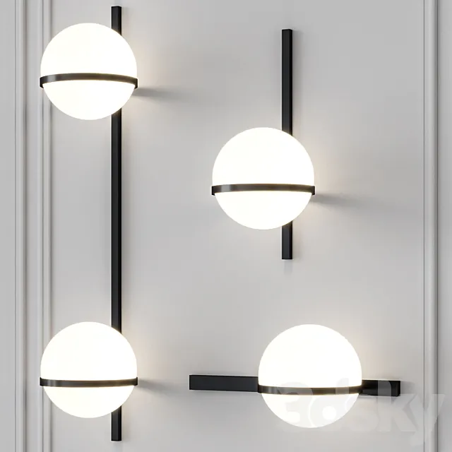 Vibia PALMA - Wall sconce 3D Model