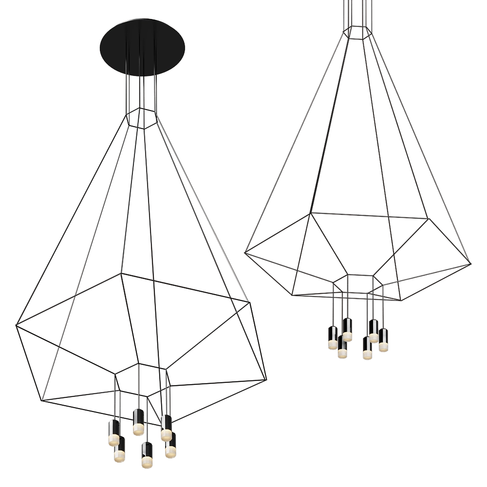 Vibia - Pendant lamp Wireflow - 0304 3D Model
