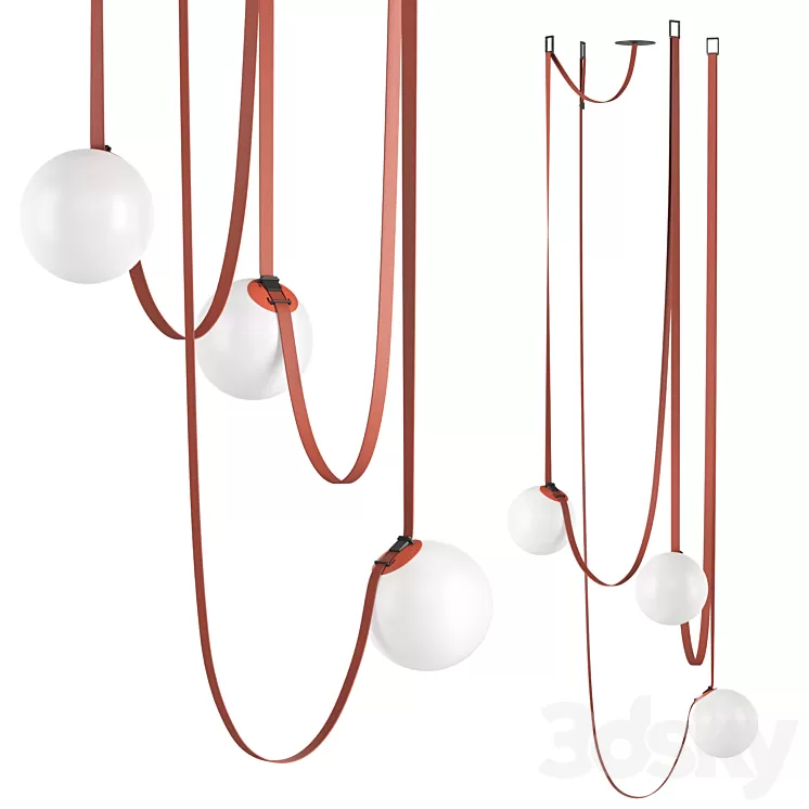 Vibia Plusminus Spheres 3D Model Free