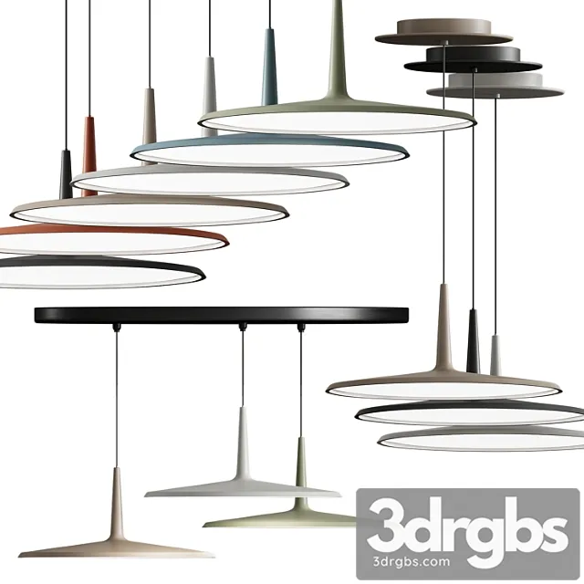 Vibia Skan Pendant Lamp 1 3D Model Free