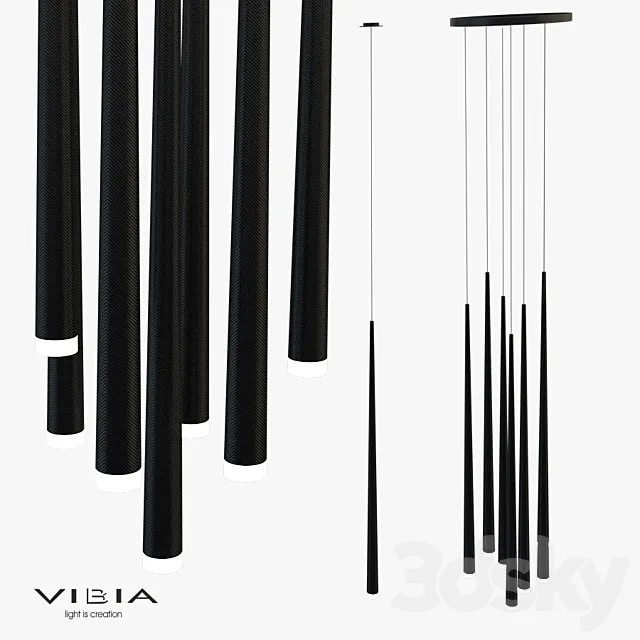 Vibia Slim carbon 0925 3D Model