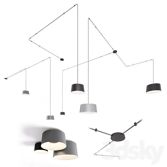 VIBIA TUBE modular pendant and ceiling system Free Download