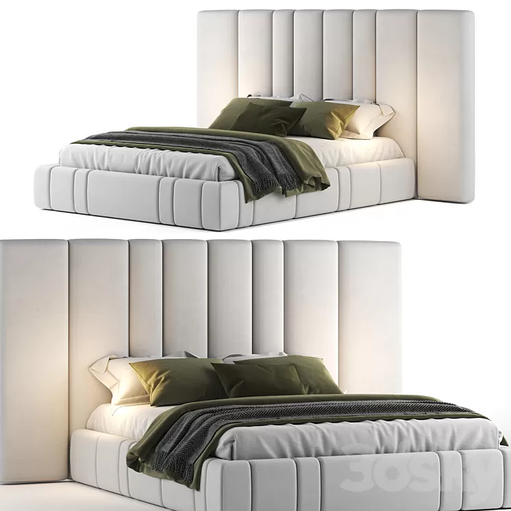 Vibieffe 5050 ITALO Bed 3D Model Free