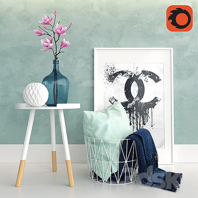 Viborg Table Decor Set 3DModel