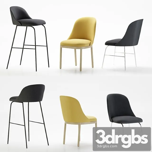 Viccarbe aleta 2 3D Model Free