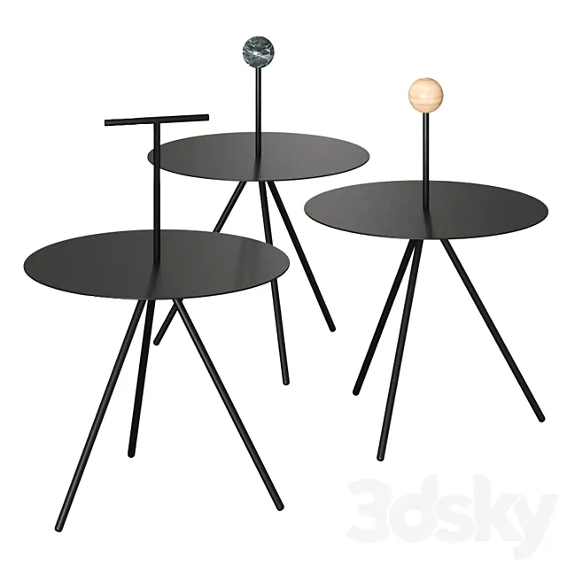 Viccarbe Trino Coffee Tables 3DModel