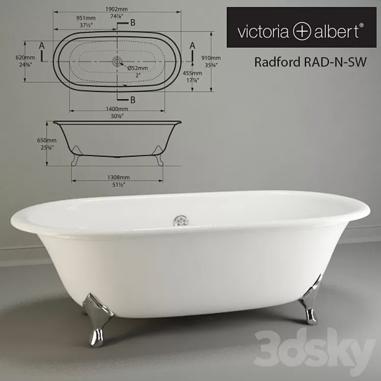 victoria + albert 3D Model