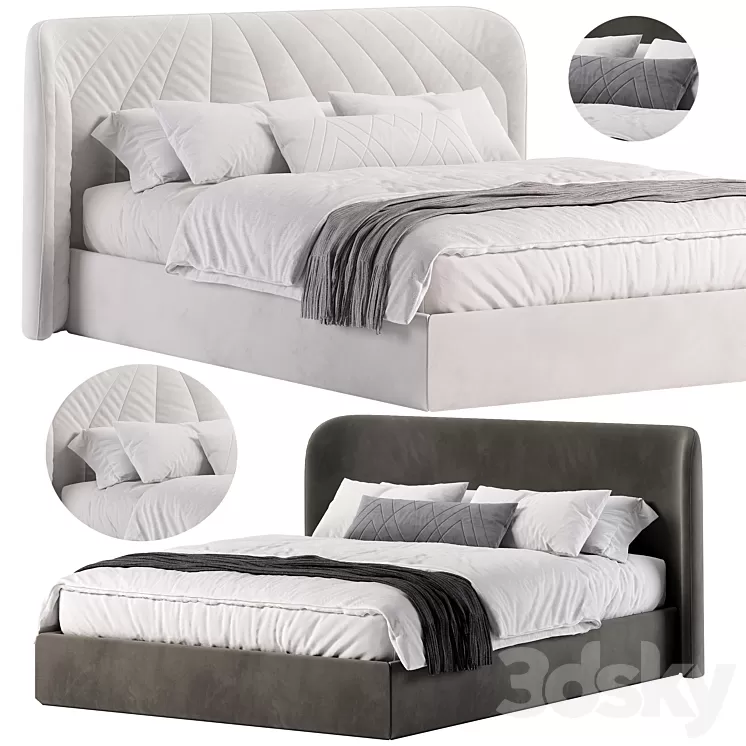 VICTORIA bed by Milano Bedding 3D Model Free