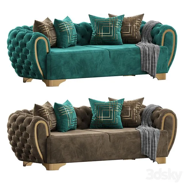Victoria Holly Sofa 3D Model
