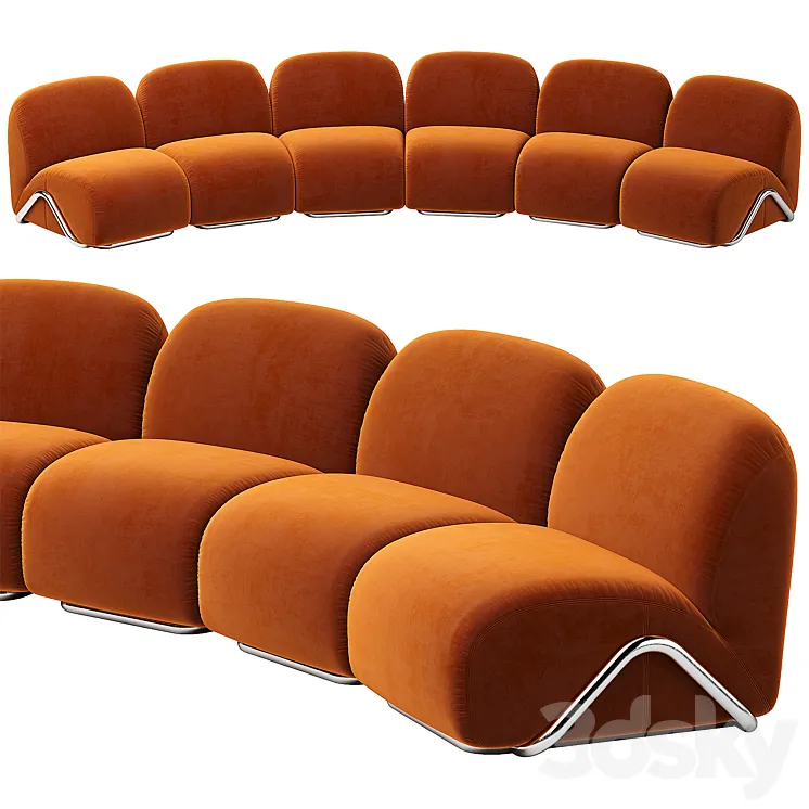 Victoria Sofa / Tacchini 3D Model Free
