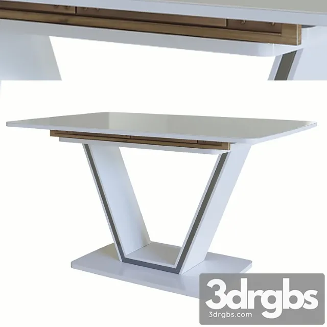 Victoria table 2 3D Model Free