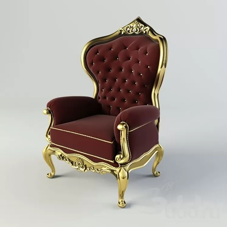 Victorian armchair 3D Model