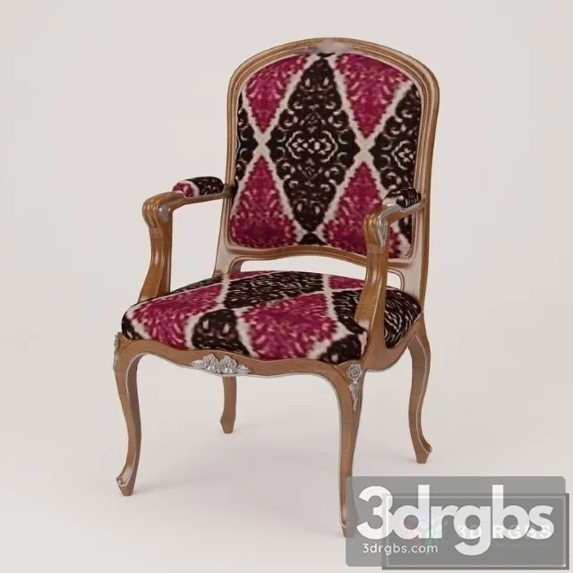 Victorian Chair Armrests 3D Model Free
