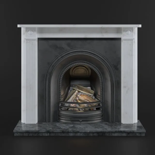 Victorian style Fireplace Free Download