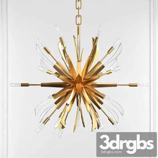 Vida 13 Light Sputnik Sphere Chandelier 3D Model Free
