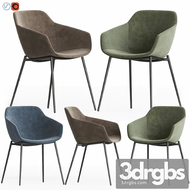 Vienna chair boconcept 2 3D Model Free