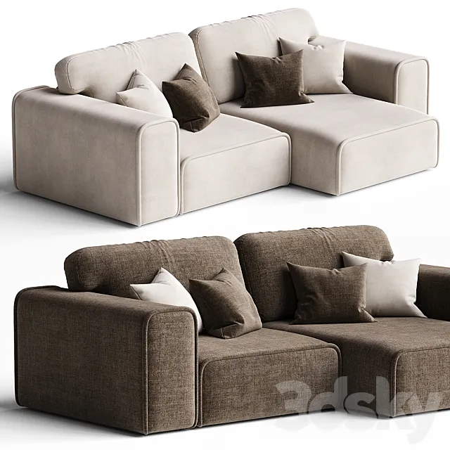 Vienna Corner sofa Vienna | Viena Sofa 3D Model