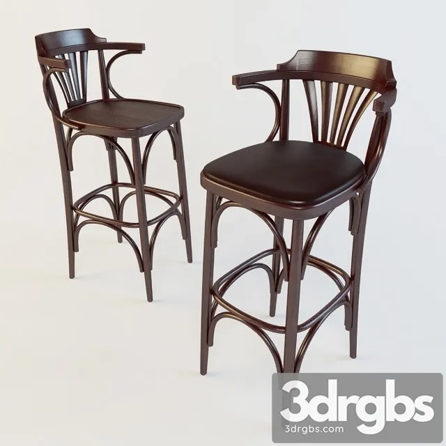 Viennese Chair Bar 3D Model Free