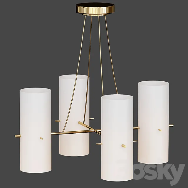 Vier Zylinder 3DModel