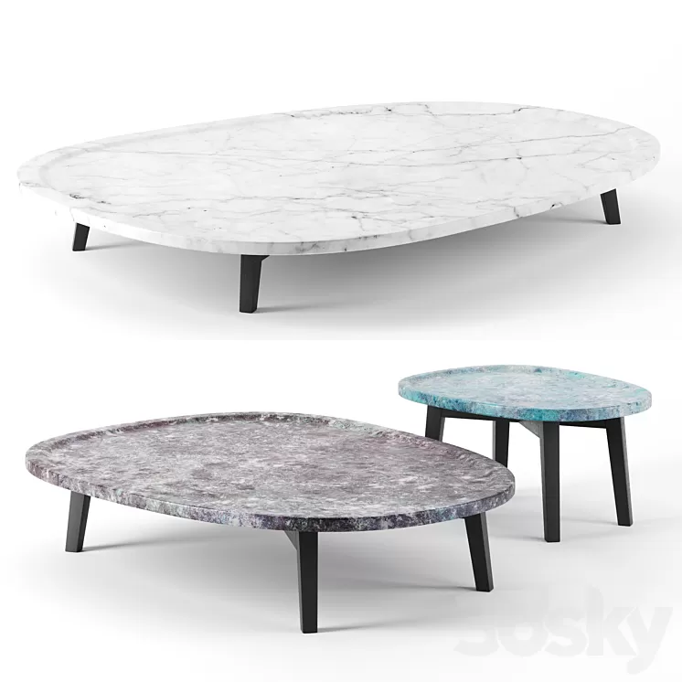 VIETRI tables by Baxter 3D Model
