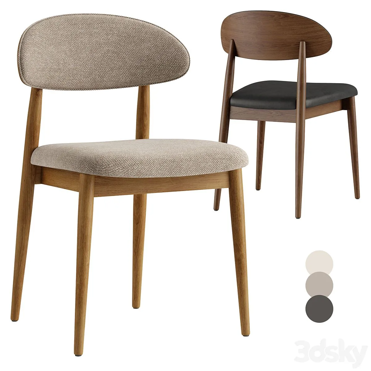Vignano chair. Deephouse 3D Model