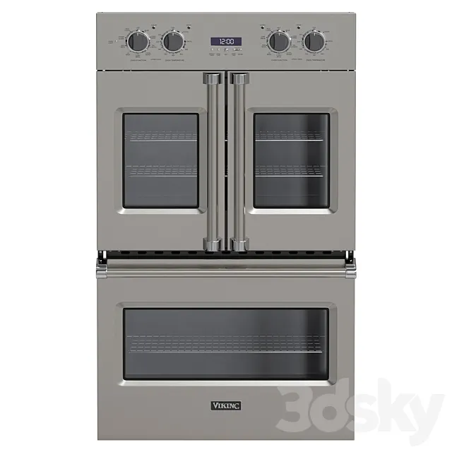 Viking Electric Double French-Door Oven 3D Model