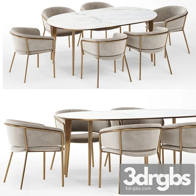 Vilhena II Chair and Arden Dining Table Free Download