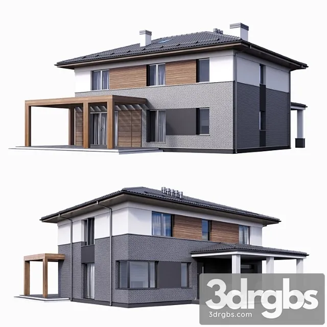 Villa 003 3D Model Free