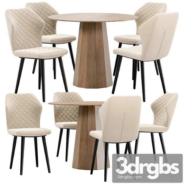 Villa Dining Chair And Turf Ceiling 3D Model Free