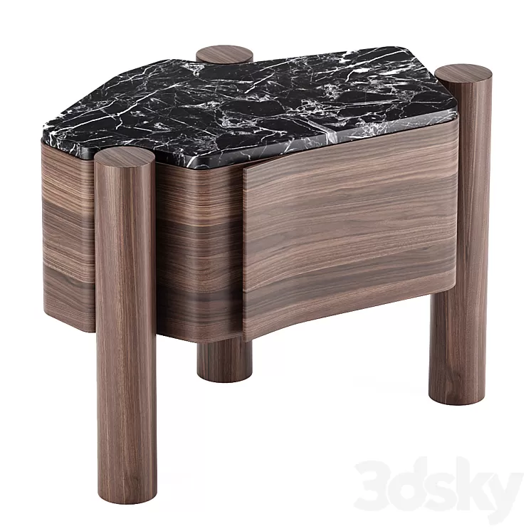 VILLA Side Table by OKHA 3D Model