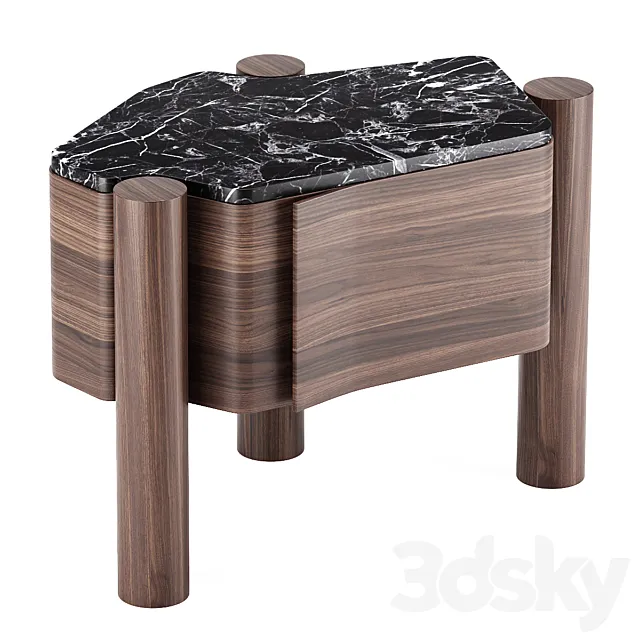 VILLA Side Table by OKHA 3DModel
