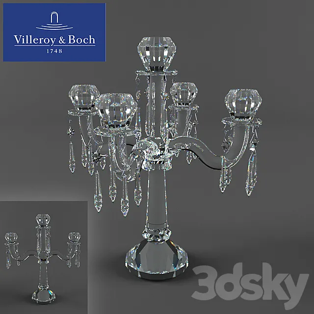 Villeroy & Boch _ Retro Accessories Candelabra 3D Model