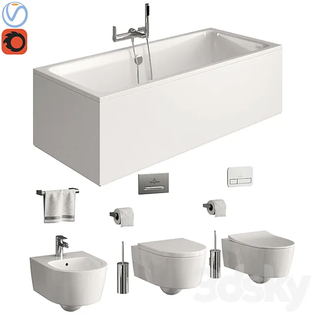 Villeroy & Boch Avento part 1 3DModel