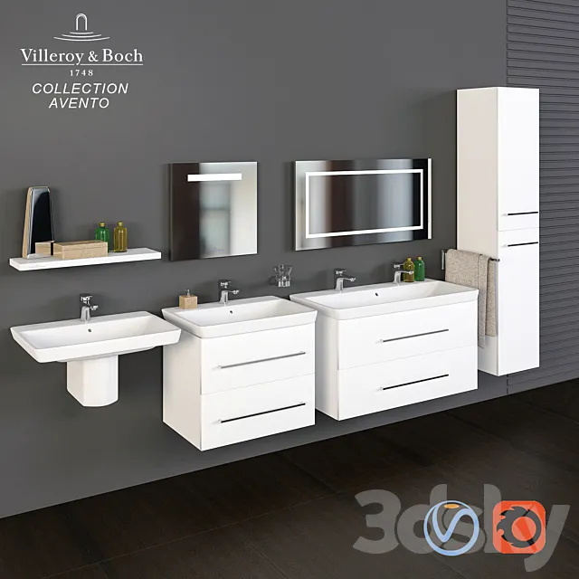 Villeroy & Boch Collection Avento Washbasins 3DModel