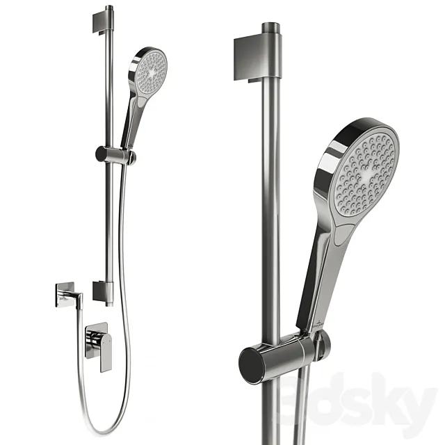 Villeroy & Boch Embrace Elite shower rail 3D Model
