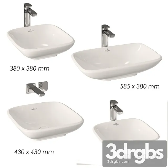 Villeroy Boch Loop Friends Sink 1 3D Model Free